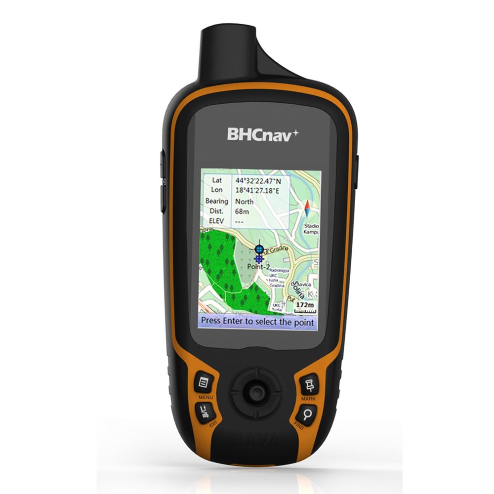 BHCnav NAVA F30 Handheld GPS Units,Colorful Map Handheld GPS Navigation Device,Land Accuracy Surveying GPS Equipment for Outdoor Hiking Hunting Traveling Adventures