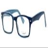 Calabria Enhance 3928 Kids Rectangular Blue Light Blocking Reading Glasses +4.00 Dark Blue Girls view 1
