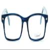 Calabria Enhance 3928 Kids Rectangular Blue Light Blocking Reading Glasses +4.00 Dark Blue Girls view 2
