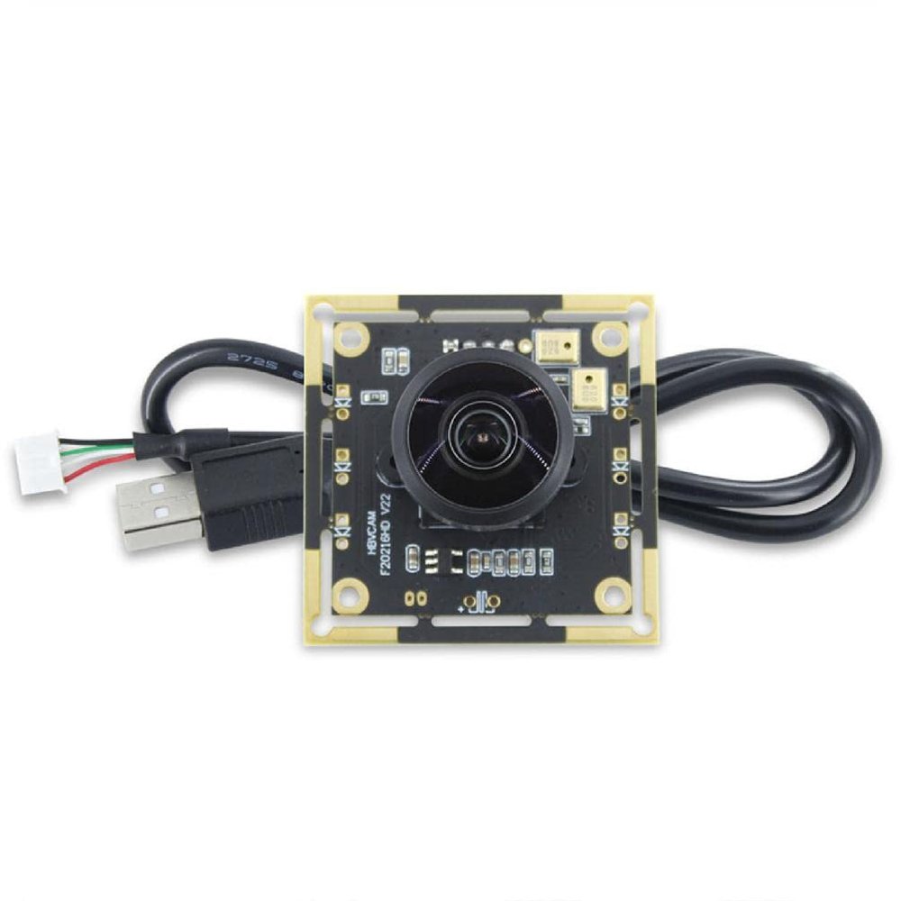 USB Camera Lens Assembly JX-F22 Video Camera Module High-defination Low Illumination 1920x1080 Support-OTG UVC 2MP 180 Degree Panoramic-view Wide-Angle Lens MJPG/YUY2 Webcam Development Board