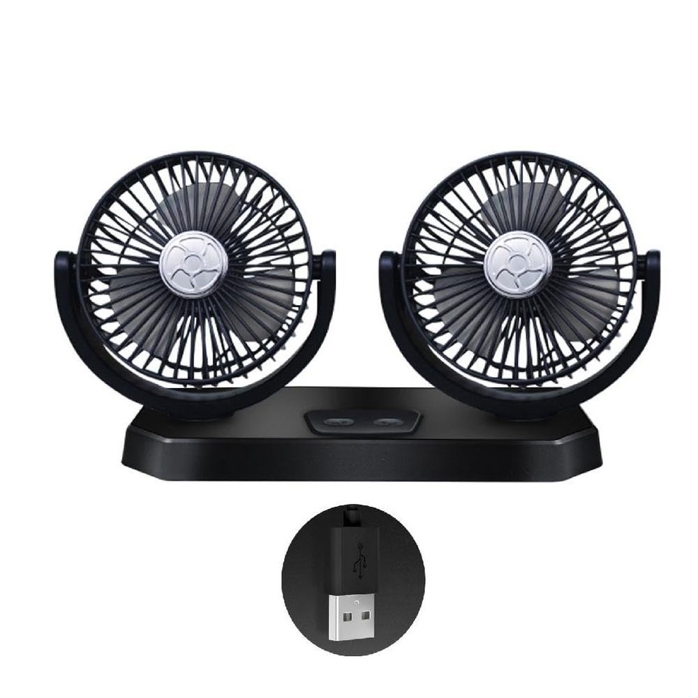 Acinkeety USB Powered For Head Fan Personal Portable Cooling Fan With 360 Rotation Adjustable Angle For Office Household Trav Head Fan Rotation