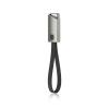 BoxWave Cable Compatible with XP-Pen Star G960S - USB Type-C Keychain Charger, Key Ring USB Type-C to Type-A 8 in USB Cable - Jet Black view 2