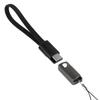 BoxWave Cable Compatible with XP-Pen Star G960S - USB Type-C Keychain Charger, Key Ring USB Type-C to Type-A 8 in USB Cable - Jet Black view 3