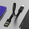 BoxWave Cable Compatible with XP-Pen Star G960S - USB Type-C Keychain Charger, Key Ring USB Type-C to Type-A 8 in USB Cable - Jet Black view 4