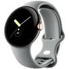 Google | Pixel Watch | Android Smartwatch with Fitbit Activity Tracking | Fitness and Sleep Tracker with Heart Rate Tracker | 41mm | Supports LTE (Gold case w/Hazel Active Band) (Renewed) view 1