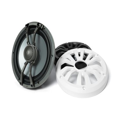 SoundExtreme by ECOXGEAR 6.5-inch Passive Coaxial 2-Way Speakers 400 Watts Marine-Grade LEDCast Powersports Waterproof with Multi-Color LED Lighting (Set of 2)