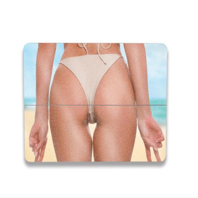 MightySkins Glossy Glitter Skin Compatible with Microsoft Surface Laptop Studio 2 (2023) Full Wrap Kit - Beach Ready | Protective, Durable High-Gloss Glitter Finish | Easy to Apply | Made in The USA