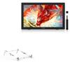BoxWave Stand and Mount Compatible with XP-Pen 24 Drawing Display (FHD) - Pocket Aluminum Stand 3-in-1, Portable Multi Angle Viewing Riser - Metallic Silver view 1