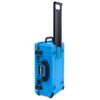 ColorCase Pelican Air 1535 Carry-on Case Electric Blue - Medium Size Waterproof Case with Pick & Pluck Foam & Laptop Computer Lid Pouch - Black Handles & TSA Locking Latches view 4