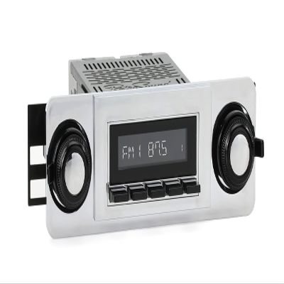 RetroRadio Compatible with 1970-72 GMC Jimmy Features Include Bluetooth, AUX, AM/FM LACB-M1-119-23P-93PG1