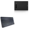 BoxWave Keyboard Compatible with XP-Pen Star G960S Plus - SlimKeys Bluetooth Keyboard, Portable Thin with Chiclet-Style Keys - Jet Black view 1