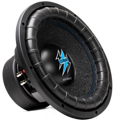 Hifonics BRW15D4 3000 Watts 15 Inch Brutus Car Audio Subwoofer with Heavy Gauge, Powder Coated, Aluminum Die-Cast Basket, Dual 70 Oz Magnet, 3 Inches Voice Coil - Dual 4 Ohm - 15 in