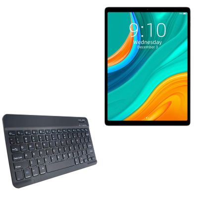 BoxWave Keyboard Compatible with Chuwi HiPad Plus - SlimKeys Bluetooth Keyboard, Portable Thin with Chiclet-Style Keys - Jet Black