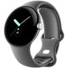 Google | Pixel Watch | Android Smartwatch with Fitbit Activity Tracking | Fitness and Sleep Tracker with Heart Rate Tracker | 41mm | Supports LTE (Silver case w/Gray Active Band) (Renewed) view 1