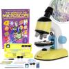 AmScope IQCREW - 100X-1200X Compound Starter Microscope Kit w/Dual LED Illuminators, Disc Condenser, Carrying Case/Mobile Lab, Microscope Book, and Accessory Kit for Ages 8+ | M44-KT-WM view 1
