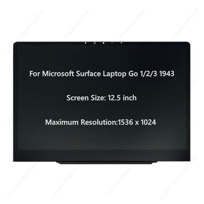 12.5" Replacement Screen for Microsoft Surface Laptop Go 1 2 3 1943 LCD Touch Screen Display Assembly 15361024 Panel