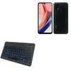 BoxWave Keyboard Compatible with Oukitel C31 Pro - SlimKeys Bluetooth Keyboard - with Backlight, Portable Slim LED 7 Colors - Jet Black view 1