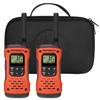 Motorola Solutions, Portable FRS, T605_H2O, Talkabout, Two Way Radios Waterproof Walkie Talkie Emergency Preparedness, Rechargeable, 22 Channel, 35 Mile, Orange W/Black, 2 Pack view 1