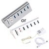 Acinkeety 5 Ports Usb3.0 Docking Station Multi-Function USB Splitter/Card Reader Microphone Hub Aluminum Adapter Usb3.0 Docking Station view 1