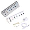 Acinkeety 5 Ports Usb3.0 Docking Station Multi-Function USB Splitter/Card Reader Microphone Hub Aluminum Adapter Usb3.0 Docking Station view 2