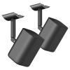 notiela Speaker Wall & Ceiling Mount for Roku Wireless Speakers Mount, Tilt and Swivel Adjustable Speaker Mount for Roku Speaker Wall Mounts with Hardware Kit,2 Pack-Black view 1
