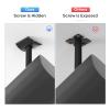 notiela Speaker Wall & Ceiling Mount for Roku Wireless Speakers Mount, Tilt and Swivel Adjustable Speaker Mount for Roku Speaker Wall Mounts with Hardware Kit,2 Pack-Black view 4