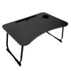 Laptop Desk,Laptop Stand for Bed,Portable Standing Desk, Bed Table,Working, Watching Movie On Bed/Couch/Sofa/Floor,70x50x30cm(27.5x19.6x11.8in),Black view 1