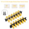 Duogalia 12 Simplex ST Fiber Patch Panel with Simplex Singlemode Yellow ST Adapters, 12 Fiber Ports view 4