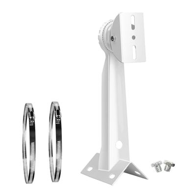 GledeYeTec 260mm/10.2" CCTV Security Camera Corner Pole Wall Mounting Bracket for Dahua Bullet and PTZ Cameras Surveillance Camera with 2 Loops