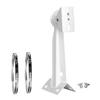 GledeYeTec 260mm/10.2" CCTV Security Camera Corner Pole Wall Mounting Bracket for Dahua Bullet and PTZ Cameras Surveillance Camera with 2 Loops view 1