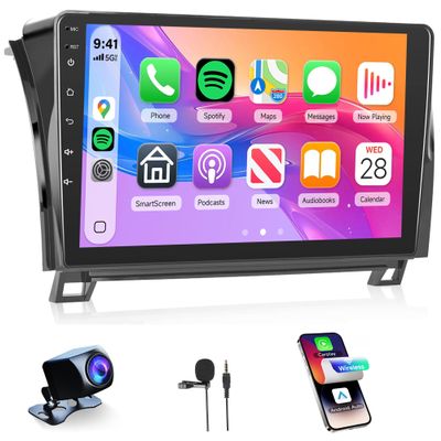 8Core 4G+64G Android 13 Car Radio for Toyota Tundra 2007-2013, Rimoody Car Stereo Wireless Carplay Android auto for Toyota Sequoia 2008-2018 with GPS 5G-WiFi 10.1'' Touchscreen Bluetooth 5.0