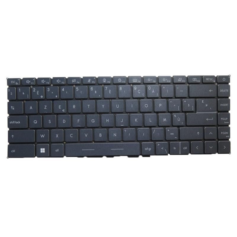Laptop Backlit Keyboard for MSI Creator 15-A10S A10SDT A10SE A10SET A10SEV A10SF A10SFS A10SFT A10SGS MS-16V2 Big ctrl Belgium BE Grey No Frame