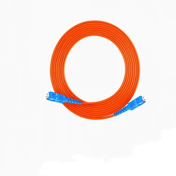 Multimode Single core Fiber Optic Patch Cable SC-SC multimode Fiber Optical brazing Fusion Splicing Pigtail Extension Cable Single Length 15m