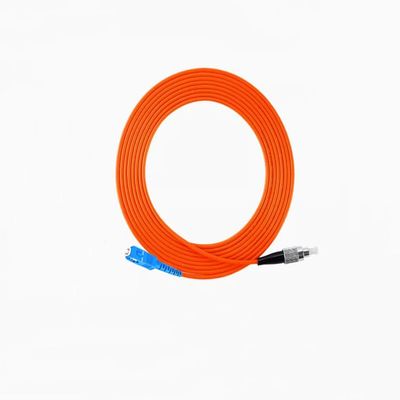 Multimode Single core Fiber Optic Patch Cable SC-FC multimode Fiber Optical brazing Fusion Splicing Pigtail Extension Cable Single Length : 20m