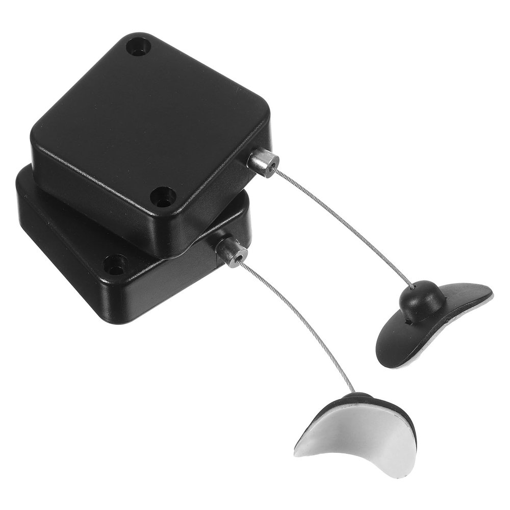 UKCOCO 2pcs Retractable Remote Control Tether Cable Security Lock High Strength for Protecting Remotes Portable Use