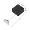 UKCOCO 2pcs Retractable Remote Control Tether Cable Security Lock High Strength for Protecting Remotes Portable Use view 4