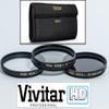 HD 3-Pc UV PL & FLD Filter Kit for Panasonic HC-WX970 HC-VX870 HC-V770 HC-WX970M view 2