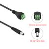 GINTOOYUN DC Power Adapter Cable DC5.5 x 2.5mm Male to Terminal Jack Adapter Connector Cable for CCTV Security Camera, Power Supply,LED Strip,Router 2pcs (Male) view 2