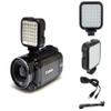 Dazzling LED Light Kit with Power Kit & Charger for Sony FDR-AX33 view 1
