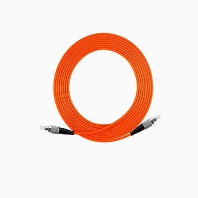 Multimode Single-Core Fiber Optic Patch Cord FC-FC Multimode Fiber Optic Brazed Fusion Splicing Pigtail Extension Cord Single Length: 10m