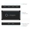 RUNAAJA USB 2.0 Switch KVM USB Switcher 2 Computers Share 4 USB Port Selector Box for Keyboard, Mouse, Printer, U-Disk, Drives, One-Button Swapping with 2 USB A Cable Compatible with Mac/Windows/Linux view 3