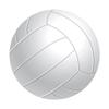 Renaiss 6x6ft White Volleyball Round Backdrop Cover Volleyball Club Circle Photography Background Outdoor Sports Themed Birthday Baby Shower Fans Event Athletes Party Decor Arch Photo Booth Props view 2