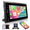 [2G+64G] Android 13 Car Radio for Ford F150 F250 F350 Fusion Edge Explorer Taurus Freestar, 7 inch Touch Screen F-150 Stereo, Carplay/Android Auto/Bluetooth/SWC/EQ Audio/1080P view 1