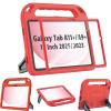BMOUO Kids Case for Samsung Galaxy Tab A11+ Plus 11 2026/A9+ Plus 2023 11 inch Tablet, with Screen Protector, Shockproof Lightweight Stand Handle Galaxy Tab A11 Plus/A9 Plus Case for Kids,Red view 1