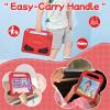 BMOUO Kids Case for Samsung Galaxy Tab A11+ Plus 11 2026/A9+ Plus 2023 11 inch Tablet, with Screen Protector, Shockproof Lightweight Stand Handle Galaxy Tab A11 Plus/A9 Plus Case for Kids,Red view 4