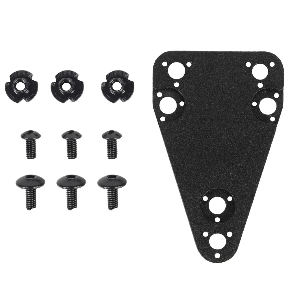 Aussio Universal Holster Adapter Kit Compatible with Blackhawk and Safariland Tactical Holsters  Versatile MOLLE Mount Drop Leg Platform Adapter Set for Duty Belt and Outdoor Use - Black