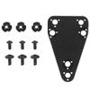 Aussio Universal Holster Adapter Kit Compatible with Blackhawk and Safariland Tactical Holsters  Versatile MOLLE Mount Drop Leg Platform Adapter Set for Duty Belt and Outdoor Use - Black view 1