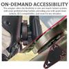 Aussio Universal Holster Adapter Kit Compatible with Blackhawk and Safariland Tactical Holsters  Versatile MOLLE Mount Drop Leg Platform Adapter Set for Duty Belt and Outdoor Use - Black view 4