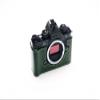 Handmade Genuine Real Leather Half Camera Case Bag Cover for Nikon Z f Nikon Zf Green Color view 3