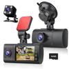 3 Channel Dash Cam Front and Rear Inside,Dash Cam pro 2025,Interior Car Camera,2.5K Single Front,Dash Camera for Cars with IR Night Vision,24Hr Parking Monitor 1S Recording,Free 64G Card view 1